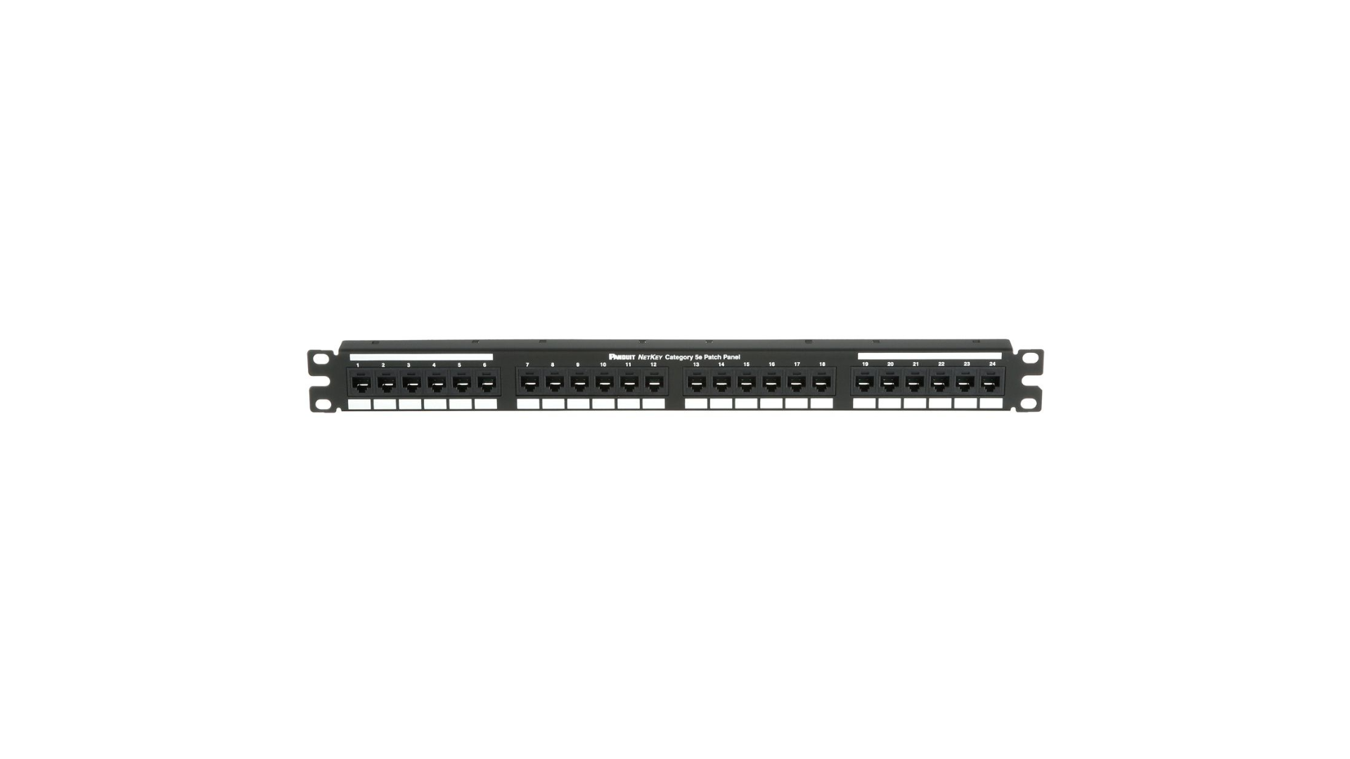 PAND-NK5EPPG24Y - NK5EPPG24Y PATCH PANEL CAT. 5E 24 PTS 1RU NETKEY