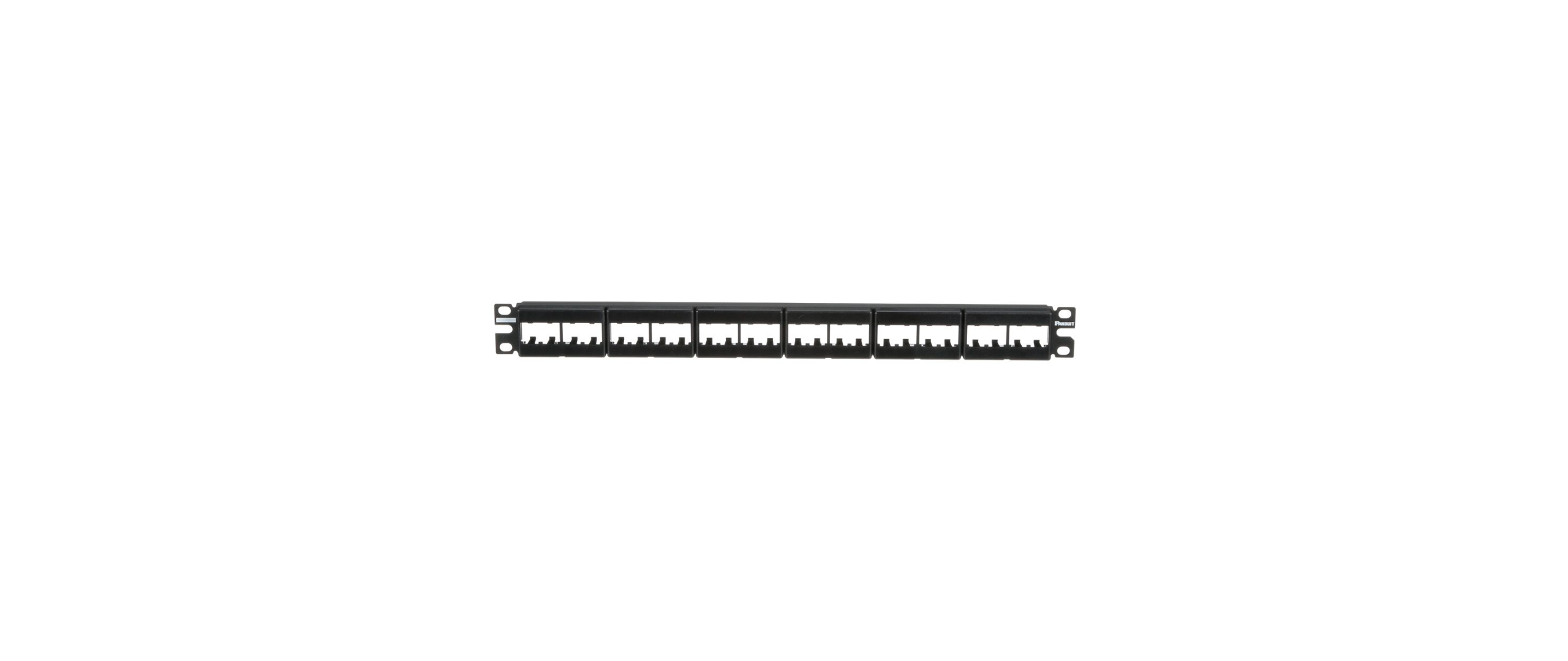 PAND-CPP24WBLY - CPP24WBLY PANEL 24 PTS DESCARGADO,MODULAR,NEGRO P/INSERTOS