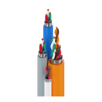 BEL-558AFS-0001000 - 558AFS-0001000 CABLE P/CONTROL DE ACCESO 12 HILOS 22AWG Y 4 HILOS 18AWG MULTIFILAR BLINDADO RISER MULTICOLOR BELDEN