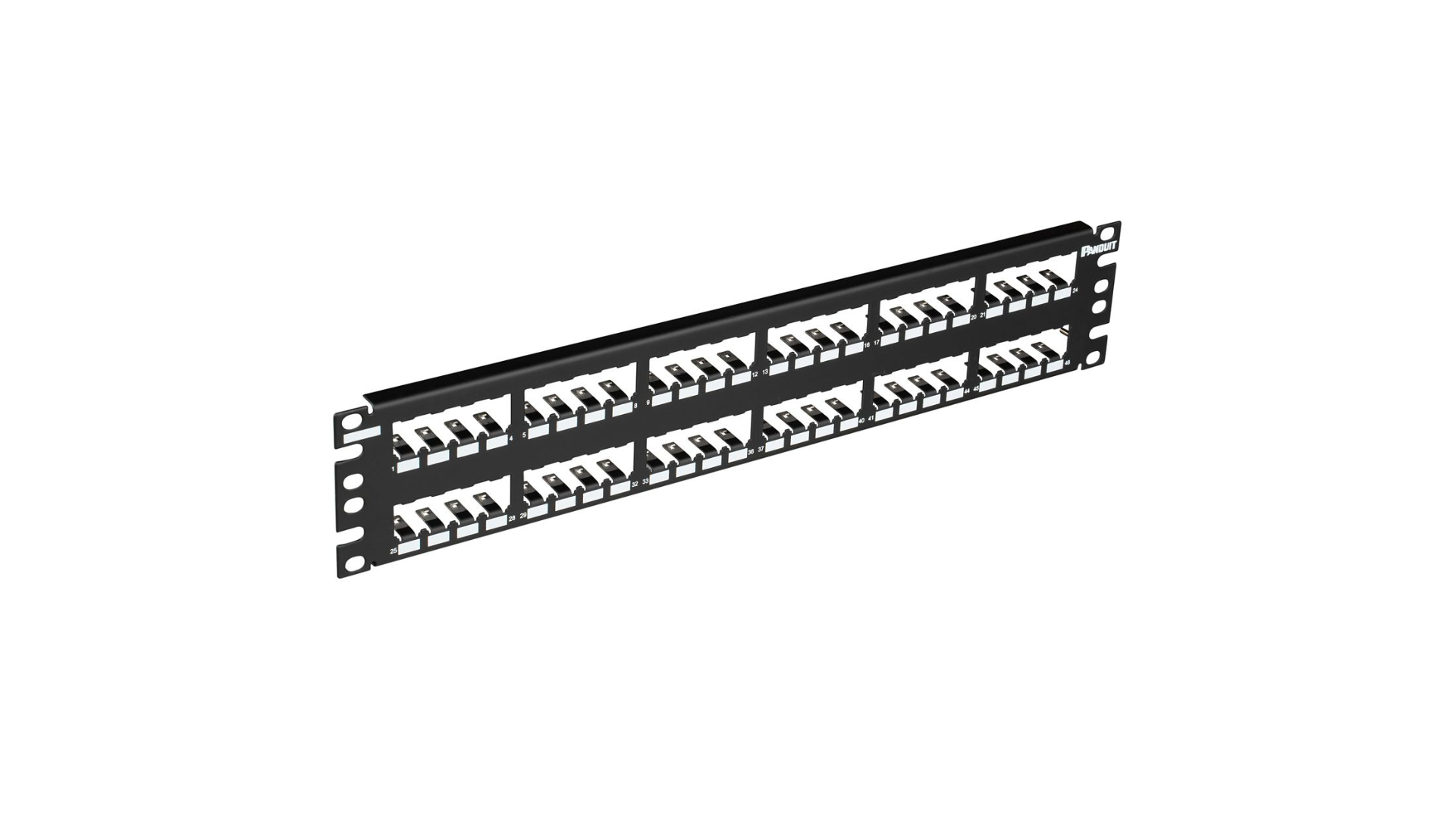PAND-CP48BLY - CP48BLY PATCH PANEL MODULAR 48 PTS. DESCARGADO, NEGRO
