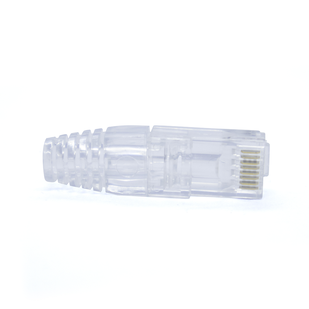 CAT-C6RJ45-PASST - CAT-C6RJ45-PASST CONECTOR RJ45  CAT 6 -PASS-THRU CON BOTA 