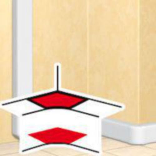 LG-10601 - LG-10601 ANGULO INTERNO PARA CANALETA 60 X 35 Y 105 X 35