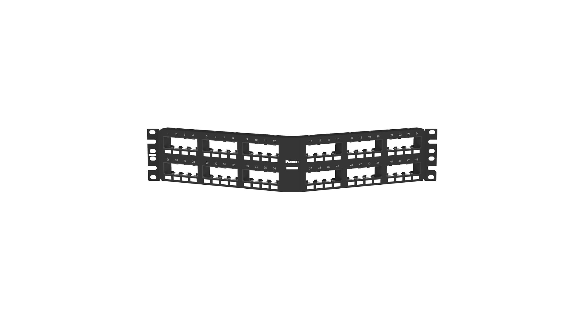 PAND-CPPA48FMWBLY - CPPA48FMWBLY PANEL MODULAR ANGULADO DE 48 PTOS.2RU, DESCARGADO