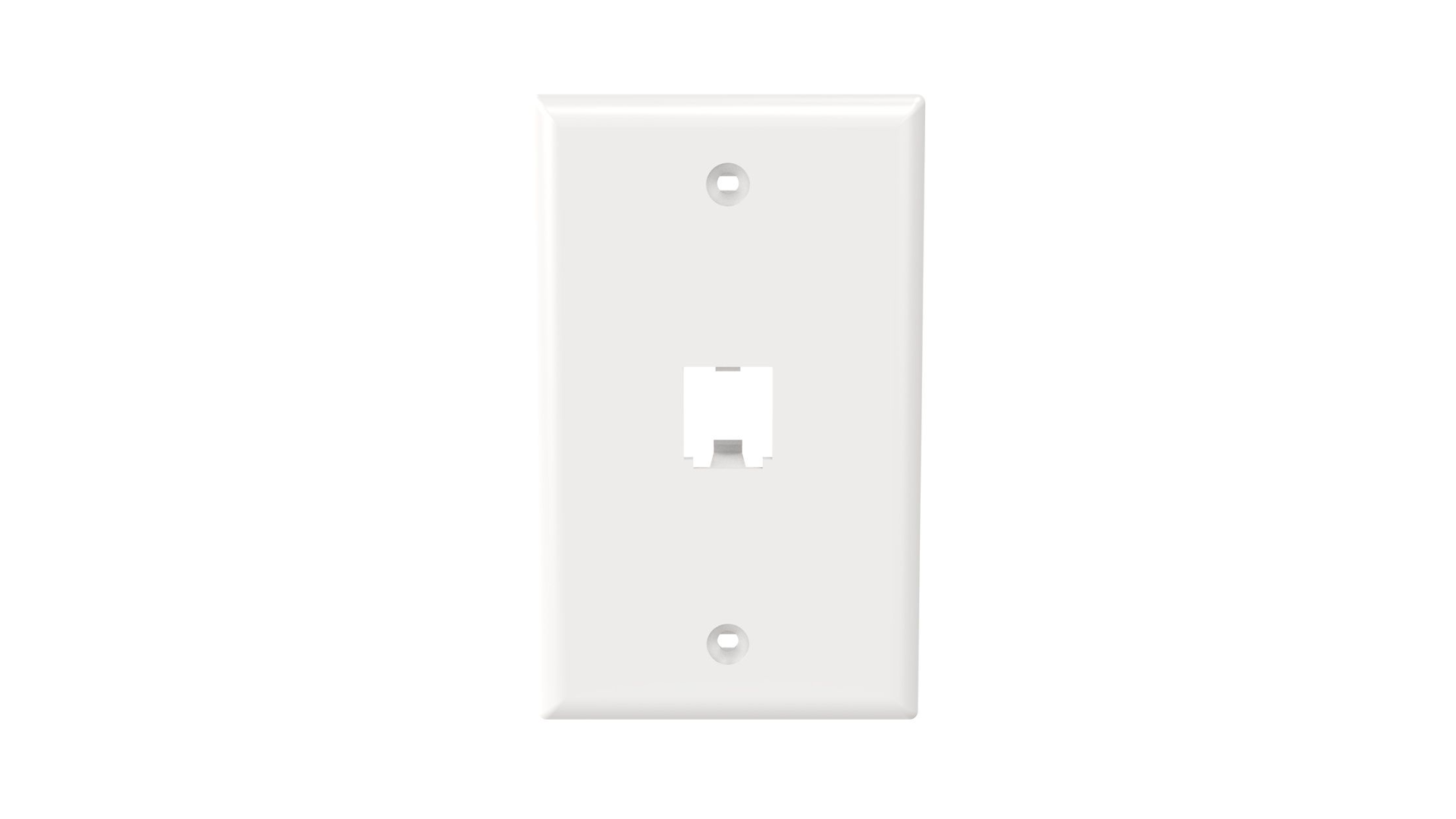 PAND-CFP1WH - CFP1WH PLACA FRONTAL PLASTICA 1 PUERTO CLASSIC BLANCA
