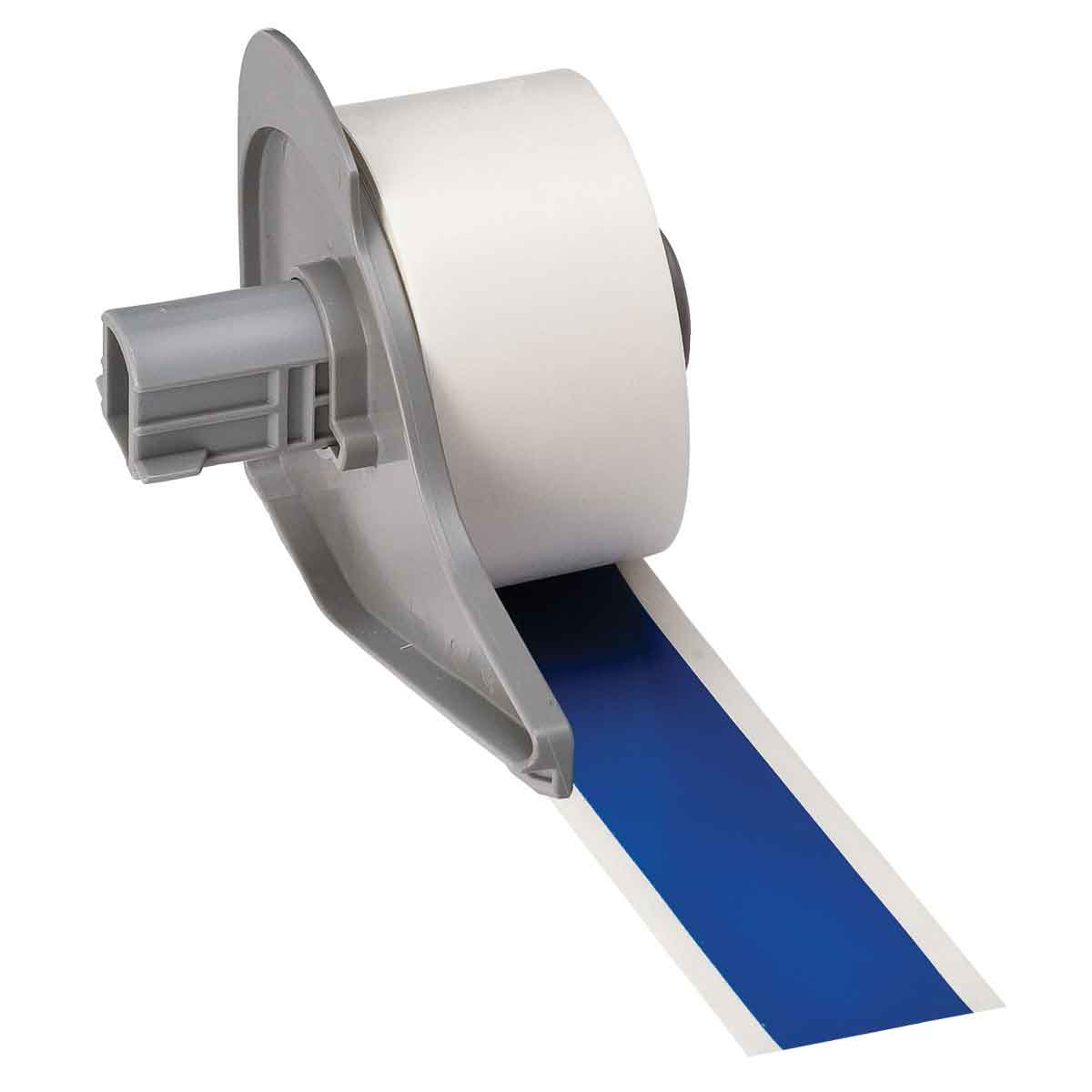 BR-M71C-1000-595-BL - M71C-1000-595-BL ETIQUETA CONTINUA VINIL 1inW x 50ftL IN/OUTDOOR AZUL  BRADY