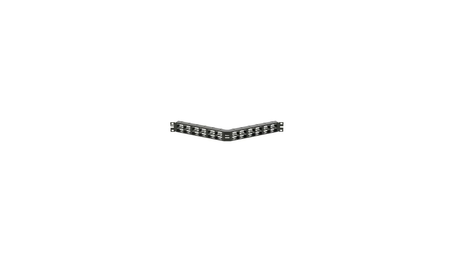 PAND-CPPA48HDVNSWBL - CPPA48HDVNSWBL PATCH PANEL MODULAR 48PTS ANGULADO 1RU COLOR NEGRO