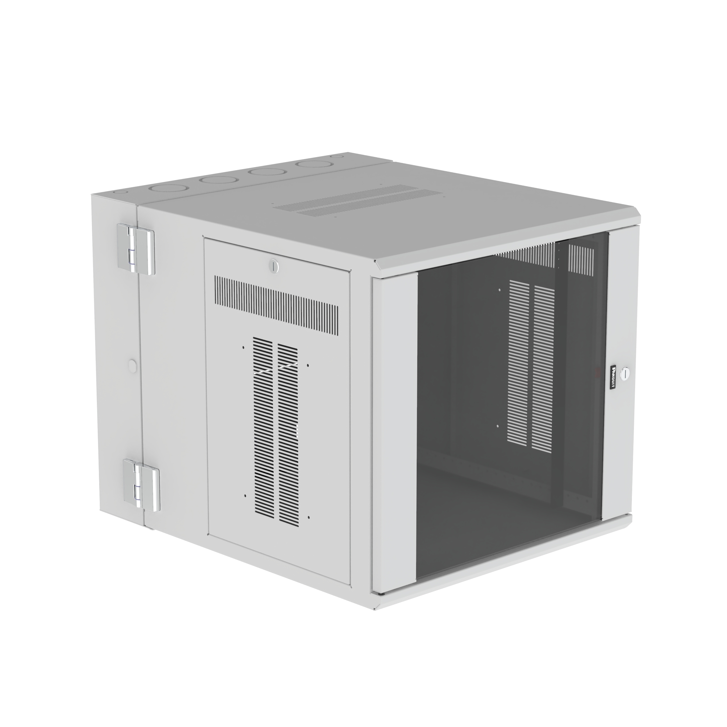 PAND-PZWMC1230WH - PZWMC1230WH Gabinete P/Montaje en Pared PanZone, Puerta c/Mirilla, 12RU, 30" prof, Blanco
