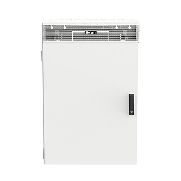 PAND-WME6WH - WME6WH VERTICAL WALL MOUNT ENCLOSURE, 6 RU ACTIVE, 6 RU PASSIVE, WITHE