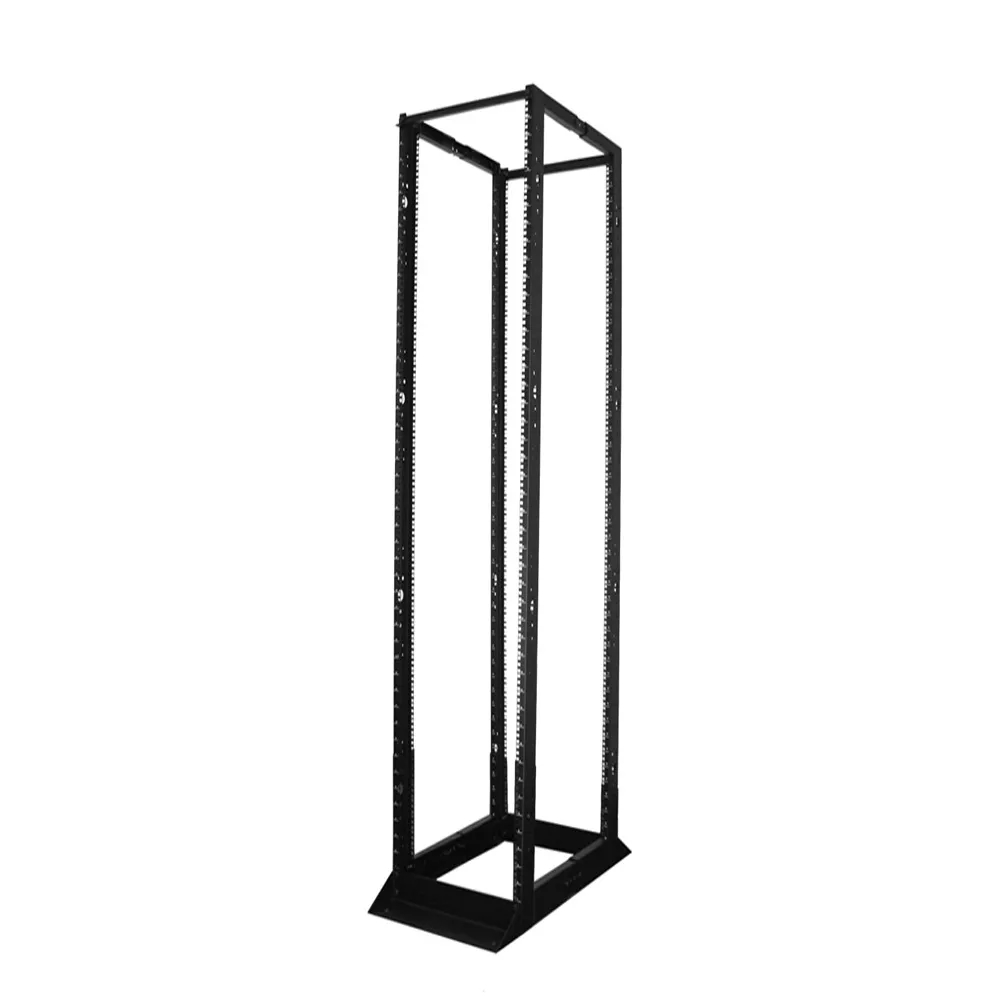Q-FR1924-45-02 - FR1924-45-02 RACK ABIERTO  7' 45RM 19" 4 POSTES - NEGRO