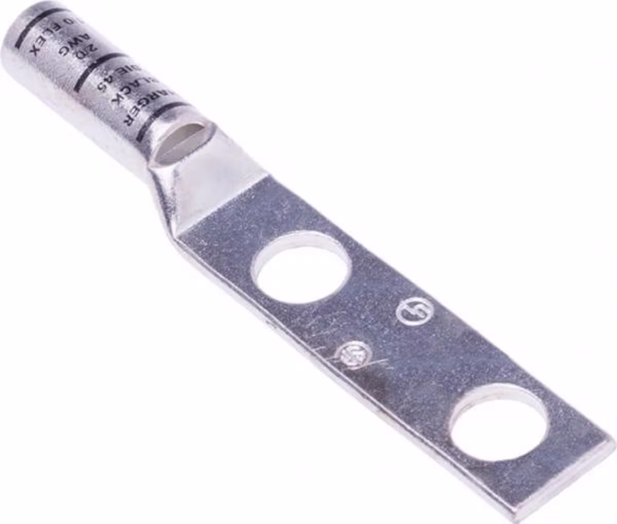 GECLB62C TERMINAL DE COMPRESIÓN  DE 2 AGUJEROS #6, 1" DE SEPARACIÓN COLOR AZUL