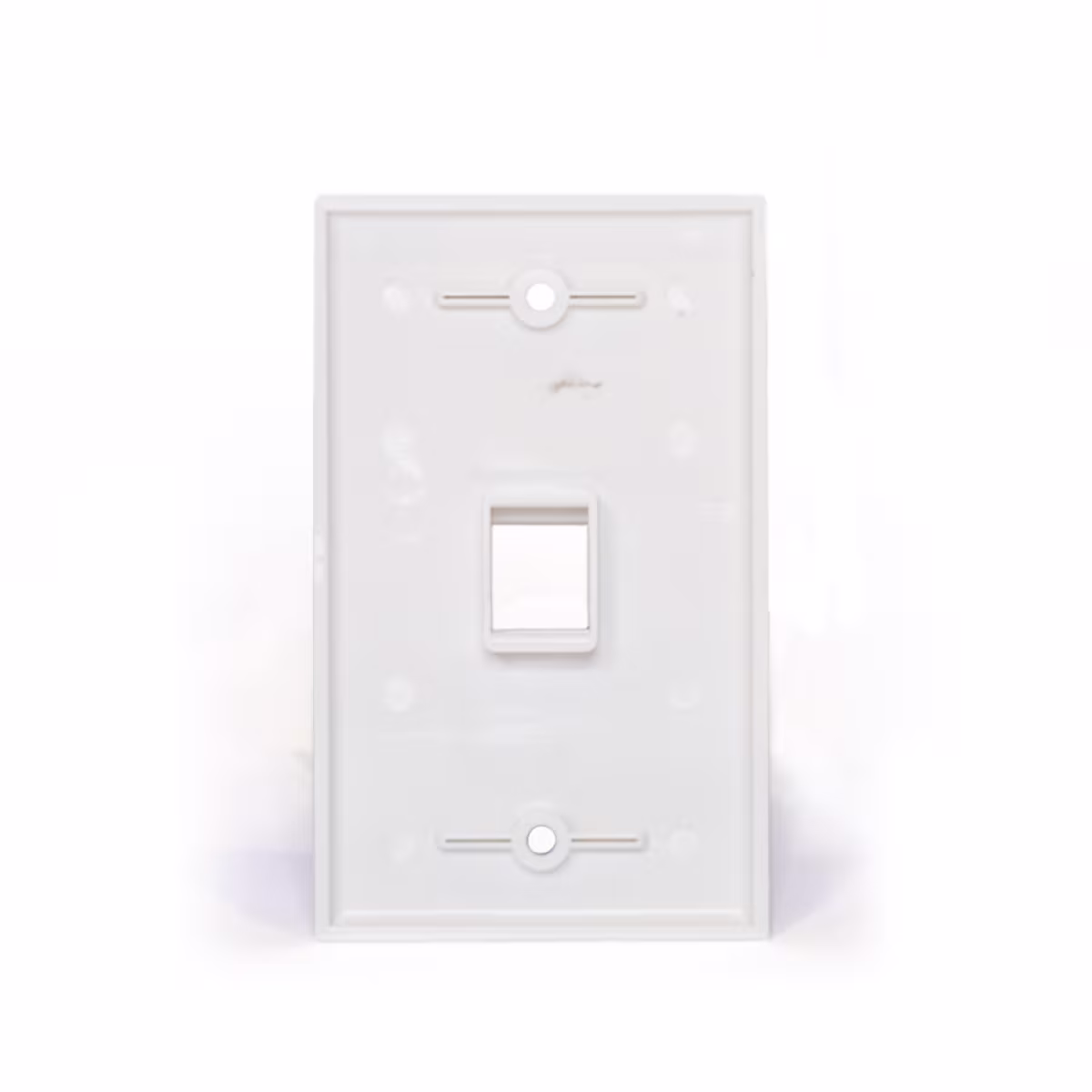 FP-0201 PLACA DE 1 PUERTO P/KEYSTONE COLOR BLANCA, CATCOM