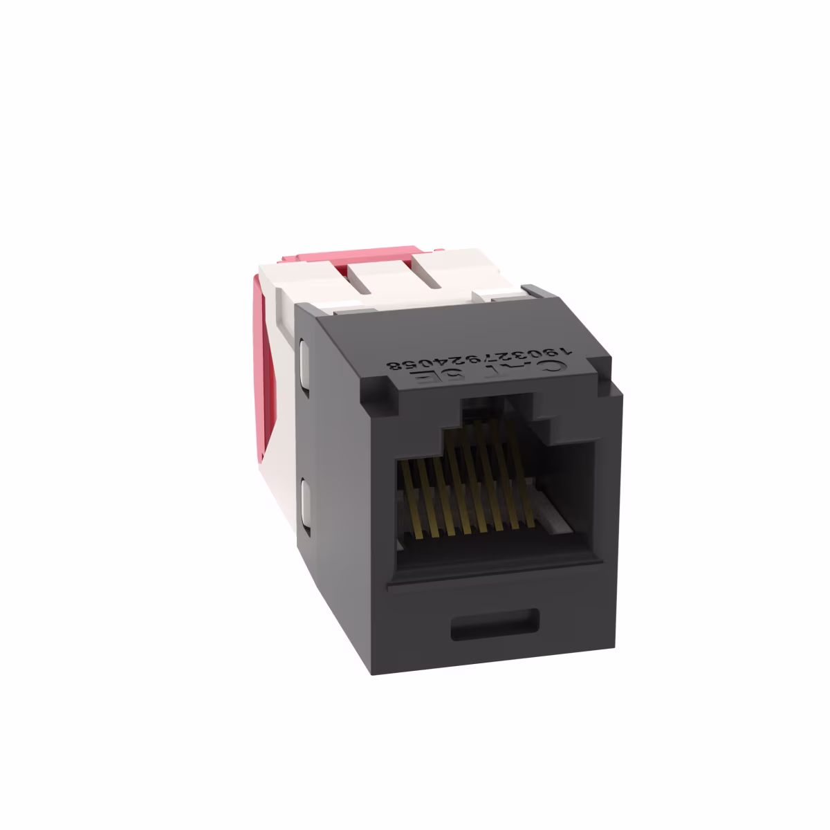 CJ5E88TGBL INSERTO KEYSTONE JACK CAT 5E  NEGRO MINICOM