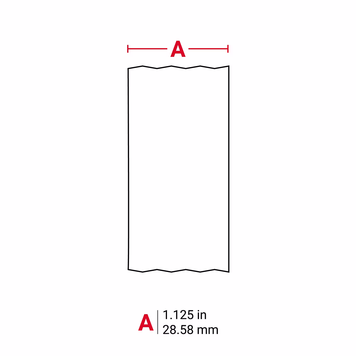 B30C-1125-569-WT ETIQUETA CONTINUA POLIESTER 1.125inW x 100ftL BLANCA BRADY