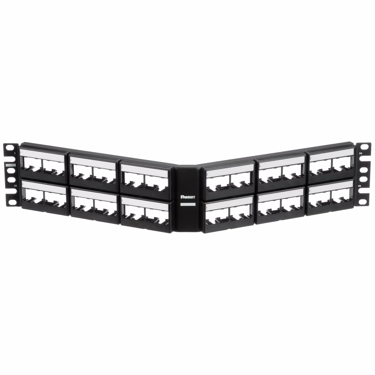 CPPLA48WBLY PATCH PANEL ANGULAR 48 PUERTOS NEGRO MODULAR DES
