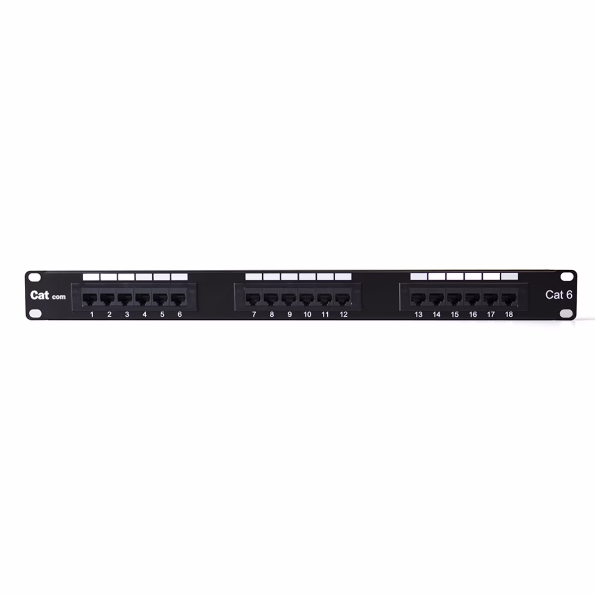 CATCOM Patch Panel Cat6 18P 110 Block, ANSI/TIA-568.2-D, 250MHz
