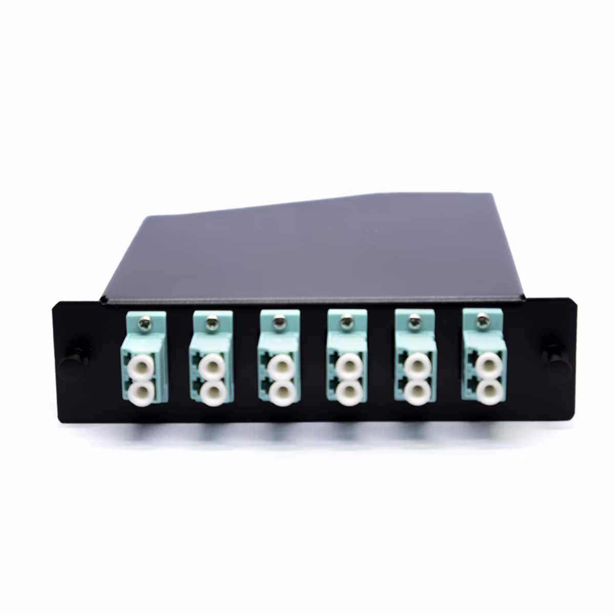 ODF-LCCT012 CASSETTE CON 6 ADAPTADORES LC DUPLEX OM3, MPO COMPATIBLE C-ODF-WMB001MMF Y ODF1R-3M, CATCOM 