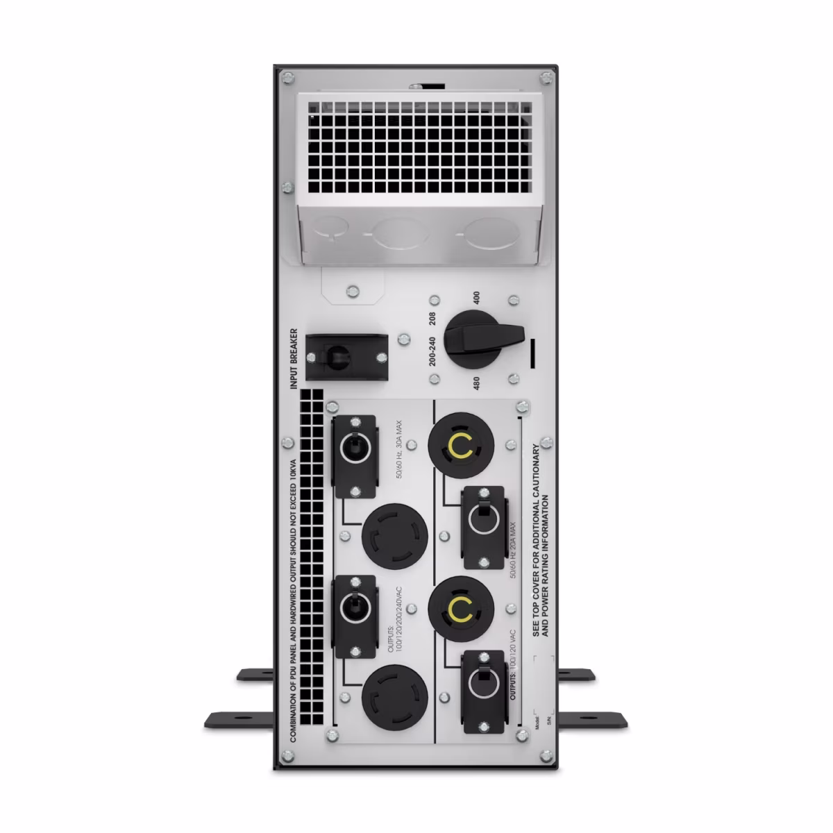 SRT10KRMTF TRANSFORMADOR SRT 10KVA, (2) NEMA L14-30R (2) NEMA L5-20R, RACKEABLE 4U