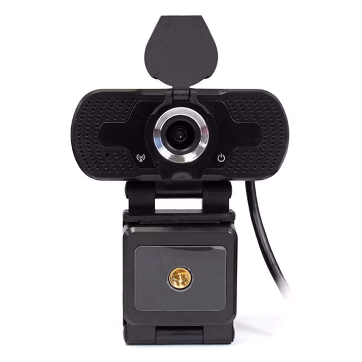 WEBCAM CAMARA WEB 2MPX - 1080HD CON TRIPODE Y TAPITA DE PRIVACIDAD, CATCOM 