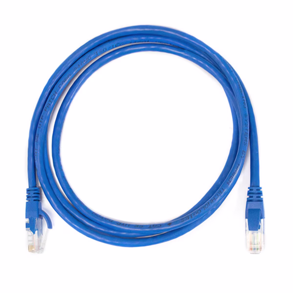 PC5-2005 PATCH CORD CAT5E 5FT COLOR AZUL C/BOTA TERMOMOLDEADA, CATCOM