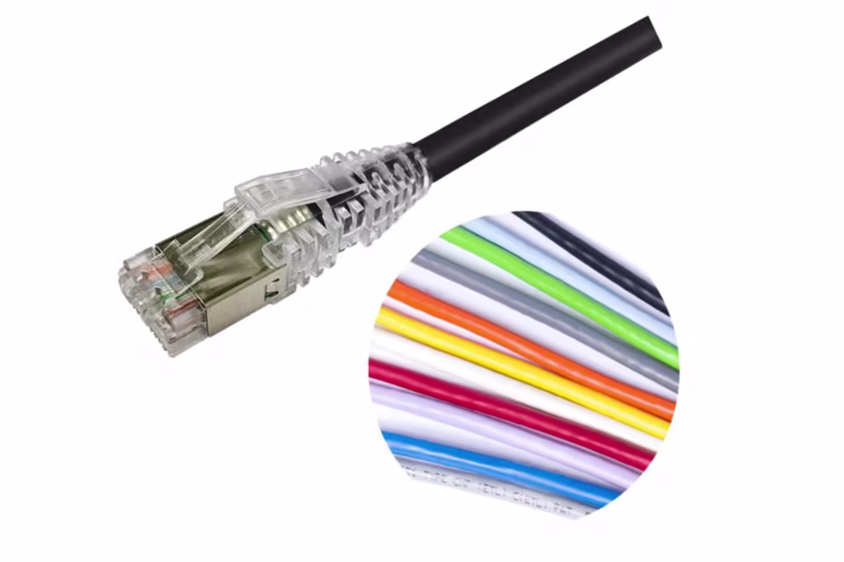 NPC6ASVDB-BL007F PATCH CORD S/FTP CAT6A 7FT COLOR AZUL, COMMSCOPE