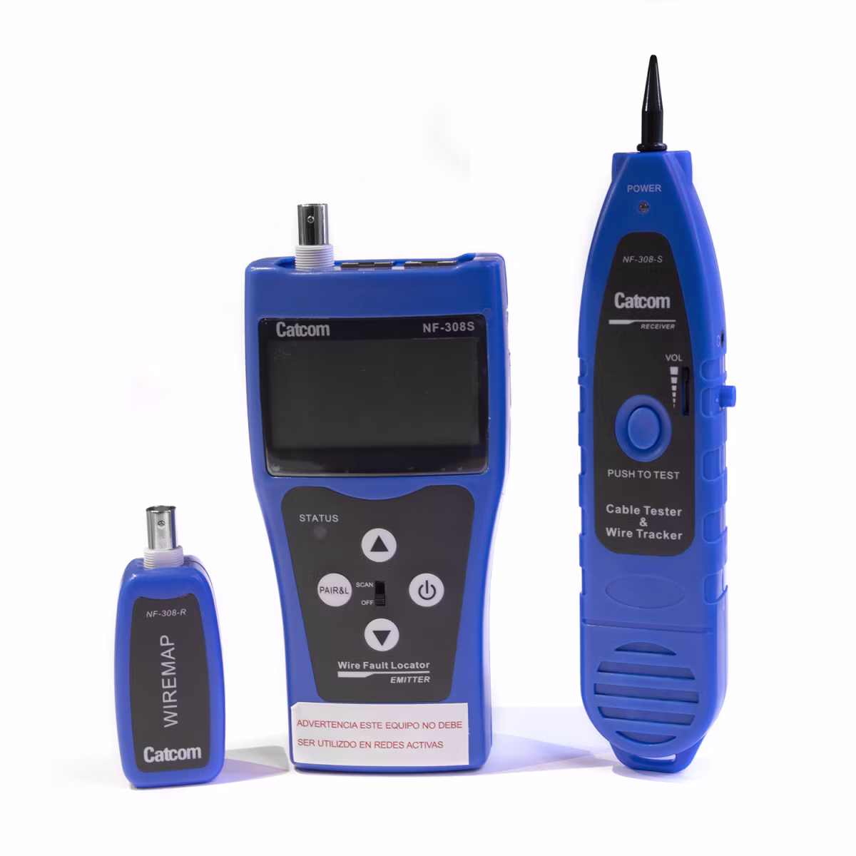 TPK-TESTER KIT DE TESTER PROBADOR-RASTREADOR DE TONO EN CABLEADO (NF-308), CATCOM