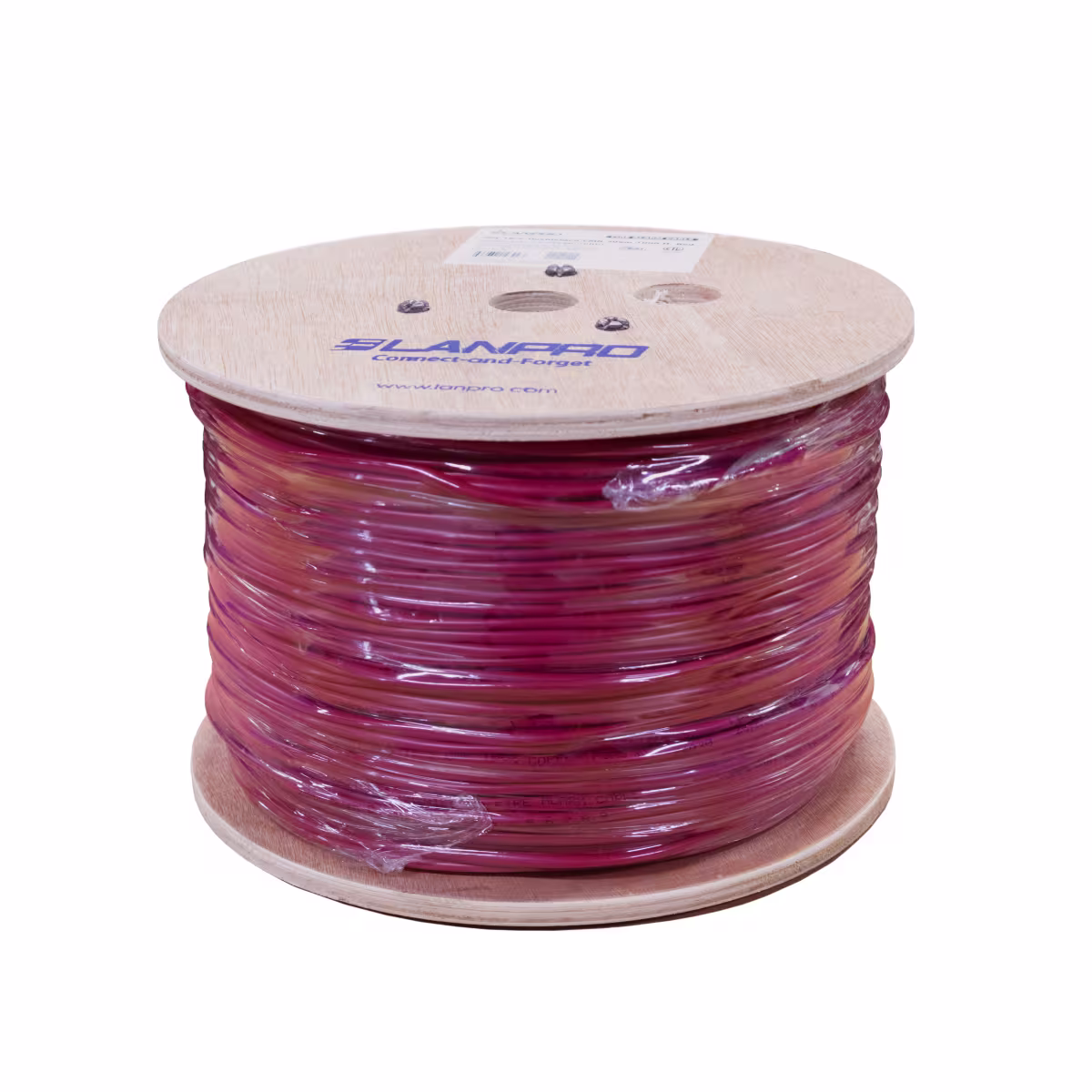 LP-FPL06216RDC CABLE P/ALARMAS DE INCENDIO 2 HILOS SÓLID/16AWG RISER ROJO SIN BLINDAJE RIPCORD, LANPRO