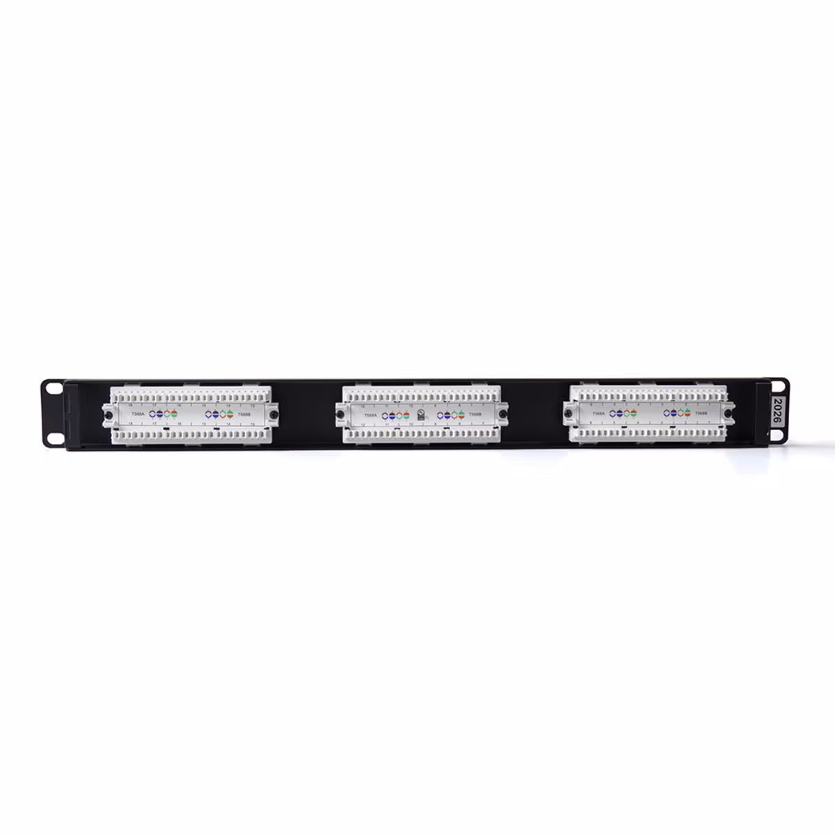 CATCOM Patch Panel Cat6 18P 110 Block, ANSI/TIA-568.2-D, 250MHz