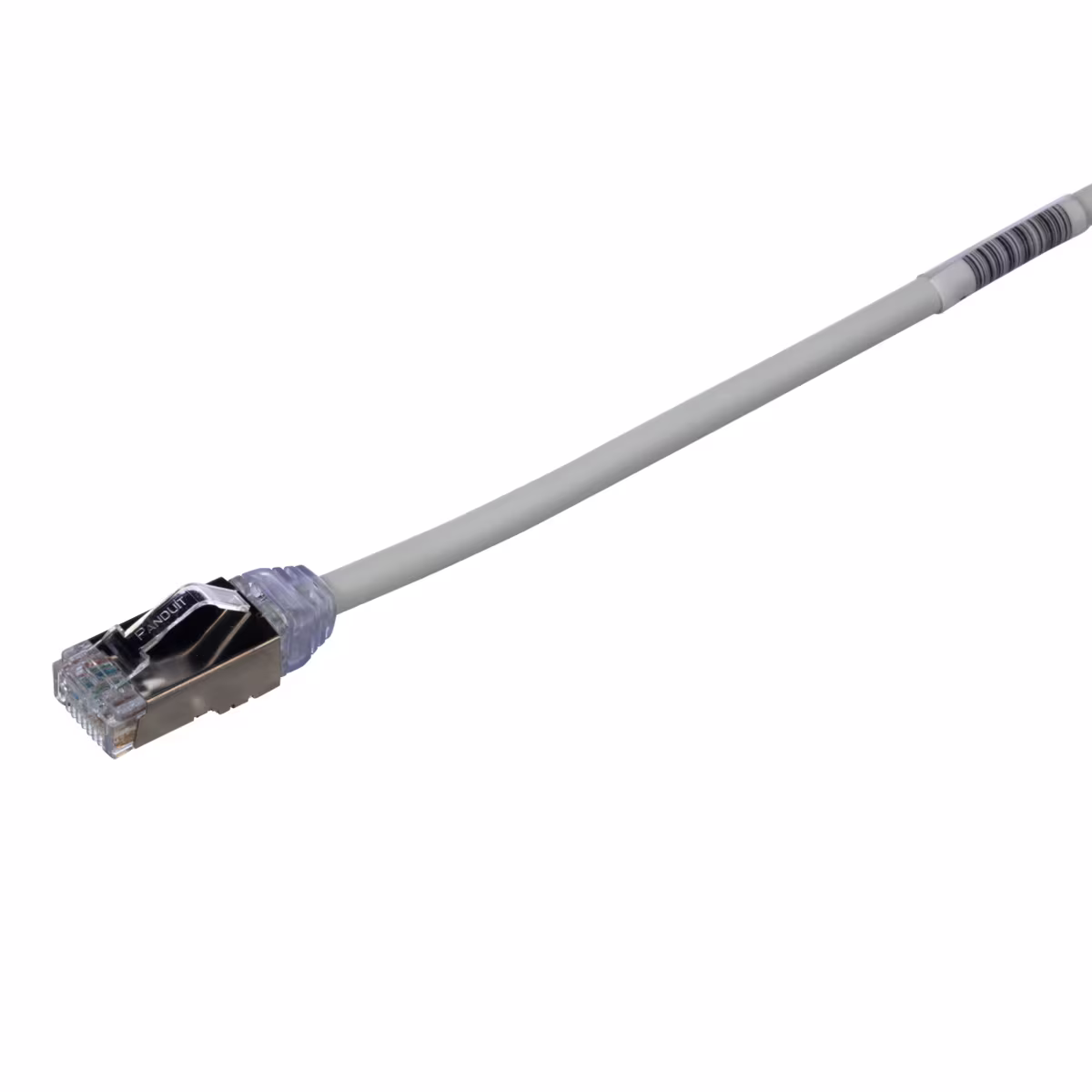 STP28X1.5MIG PATCH CORDCAT 6A 28AWG INTERN. GRAY 1.5MTS