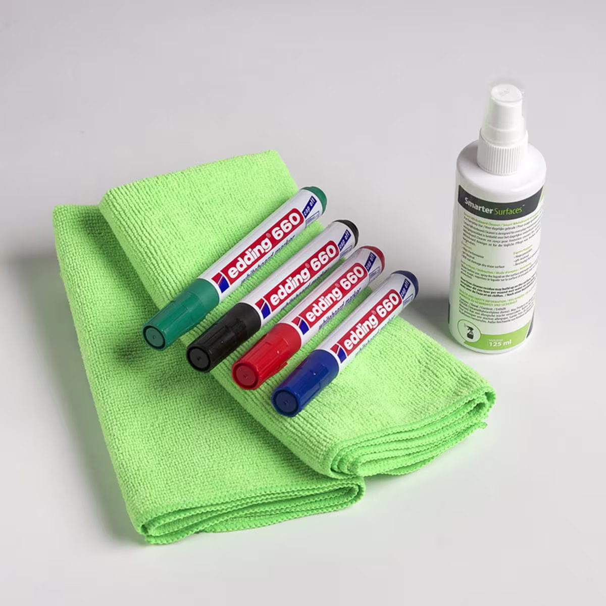 SSK-USER KIT PARA PIZARRA SMART, 4 MARCADORES, 1 REMOVEDOR, 1 TOALLA DE FIBRA