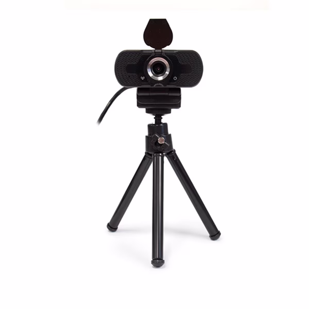 WEBCAM CAMARA WEB 2MPX - 1080HD CON TRIPODE Y TAPITA DE PRIVACIDAD, CATCOM 