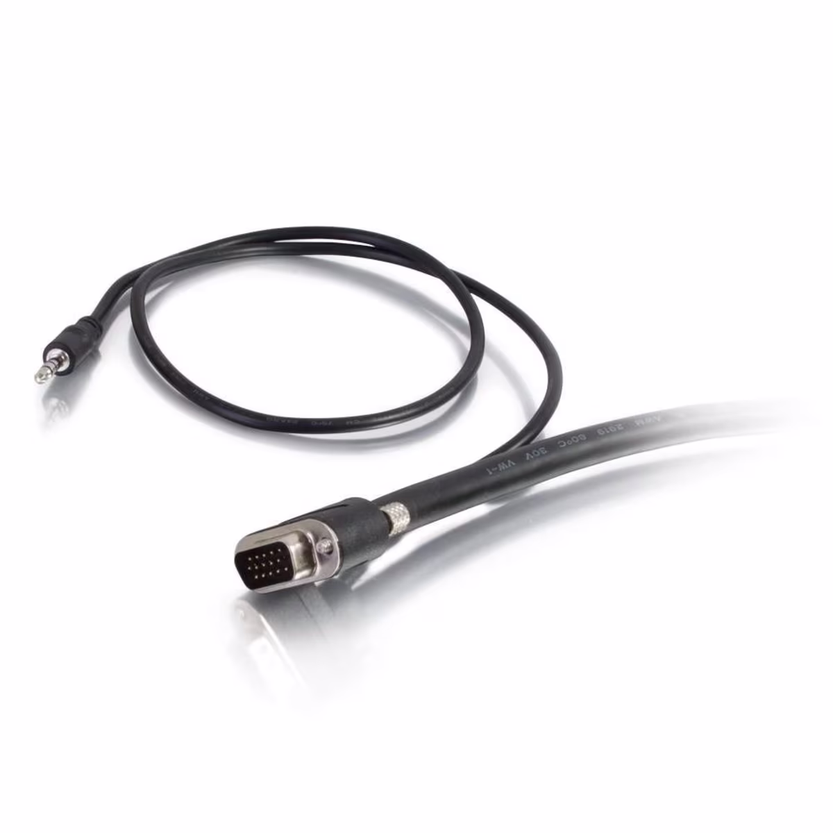 50225 Cable VGA Macho/Macho + AUDIO 3.5MM  1.8M C2G