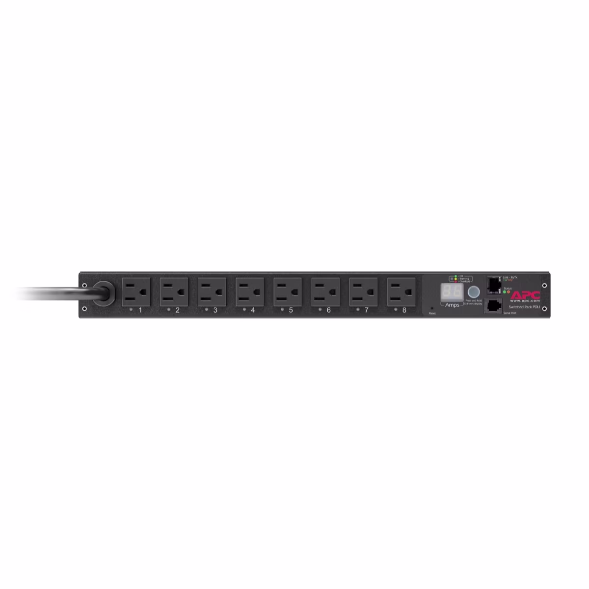 AP7900B PDU RACKEABLE 15A, 100/120V, (8)NEMA 5-15P 1U (SWITCHADO) APC
