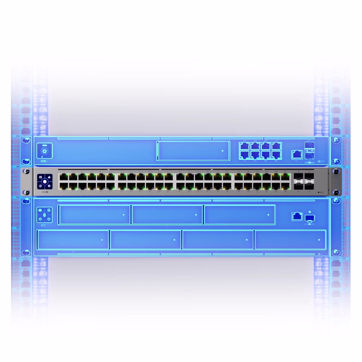 USW-48-POE SWITCH 48 PUERTOS GIGABIT POE  y 4 bahías SFP, UBIQUITI
