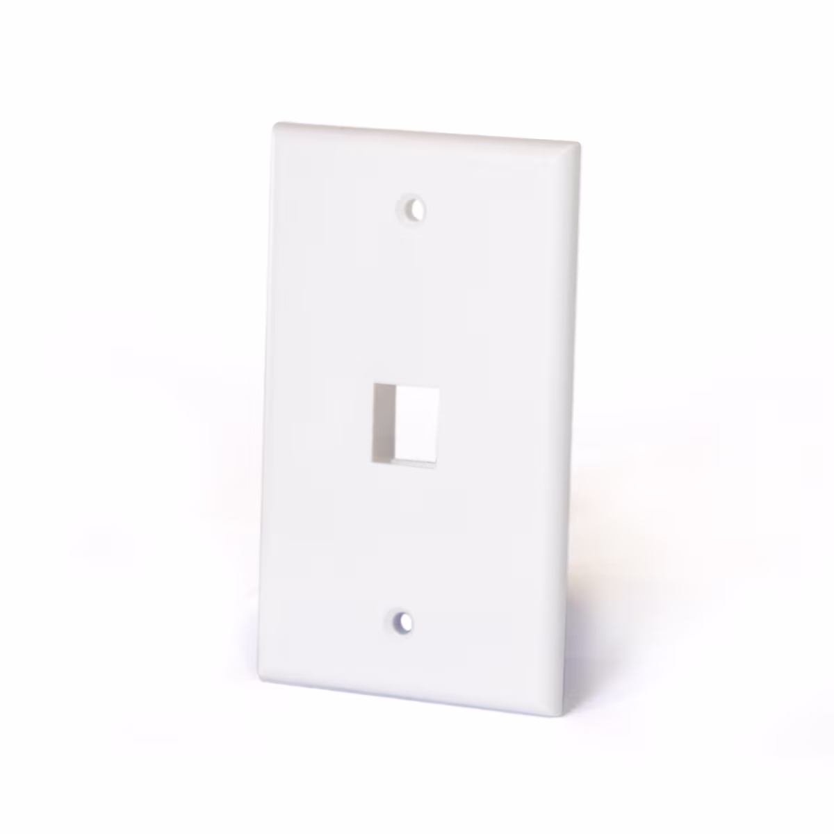 FP-0201 PLACA DE 1 PUERTO P/KEYSTONE COLOR BLANCA, CATCOM