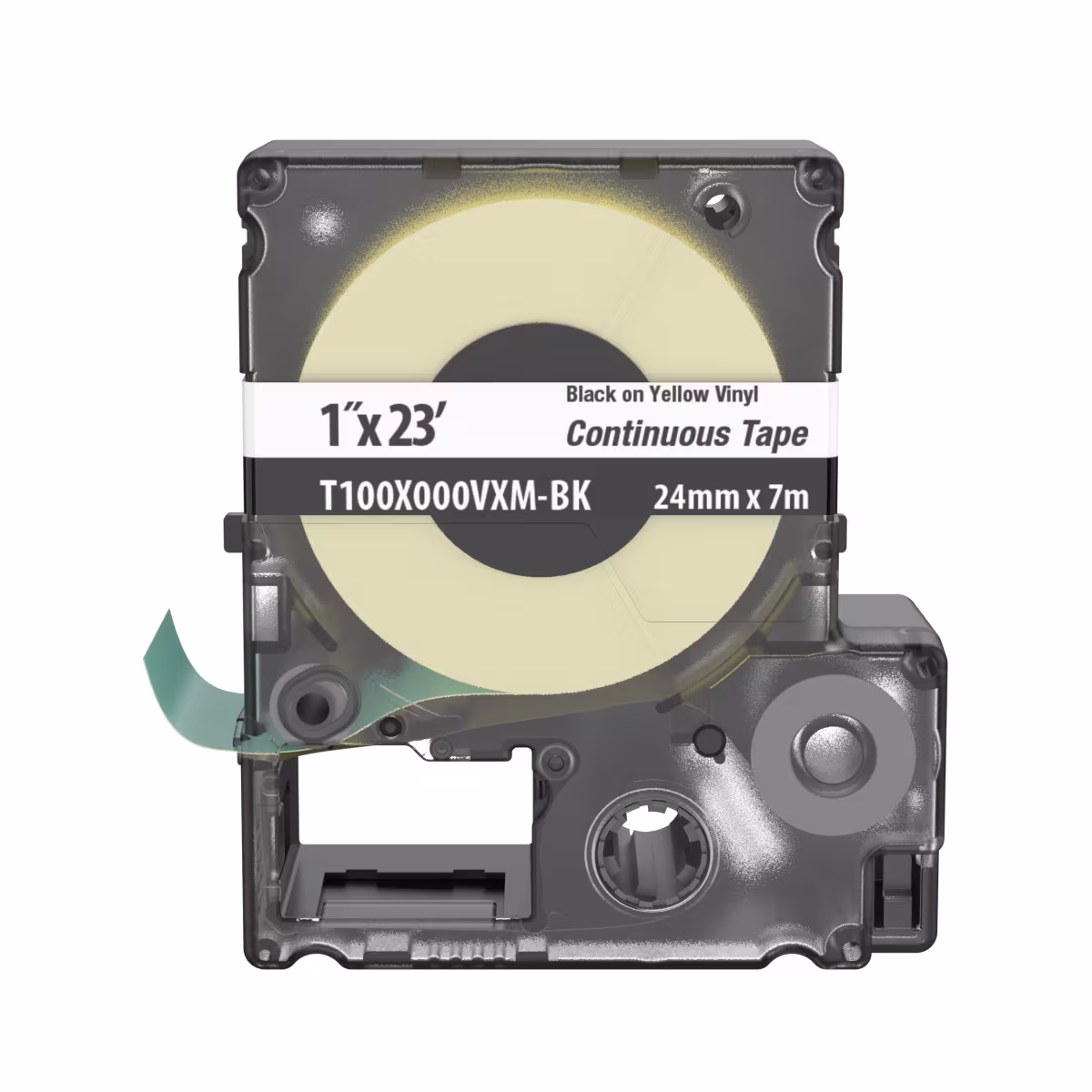 T100X000VXM-BK	CASSETE DE ETIQUETA CONTINUA EN VINIL 1.0X23PULG, PANDUIT