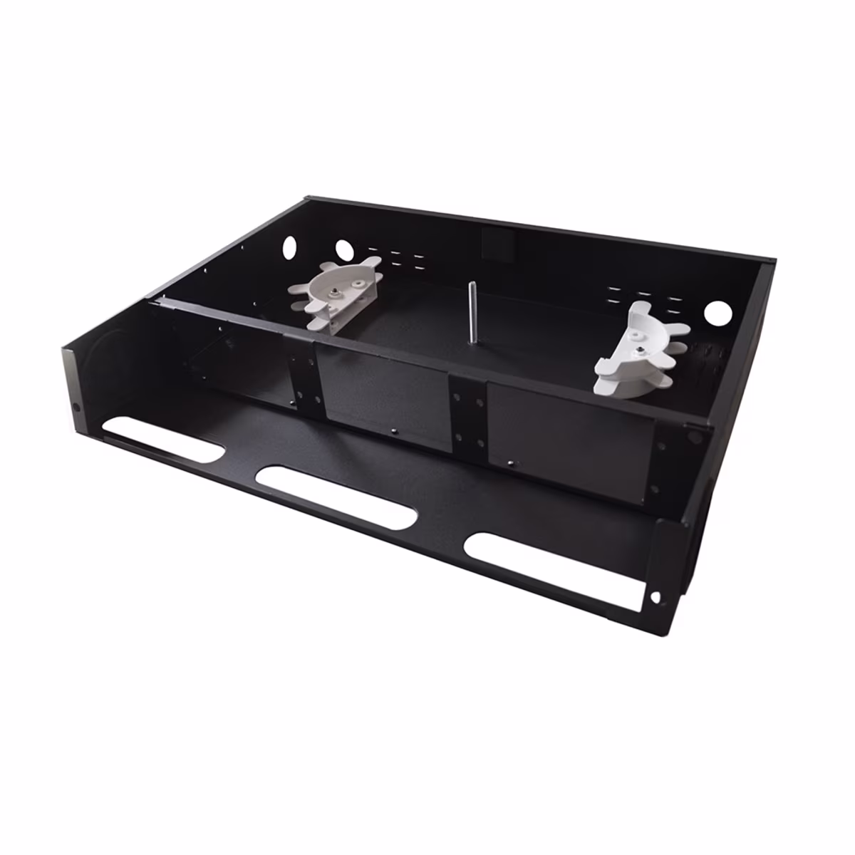 ODF2R-6M ODF PARA MONTAJE EN RACK SIN BANDEJA DE EMPALME PARA 6 ADAPTADORES 2U, CATCOM