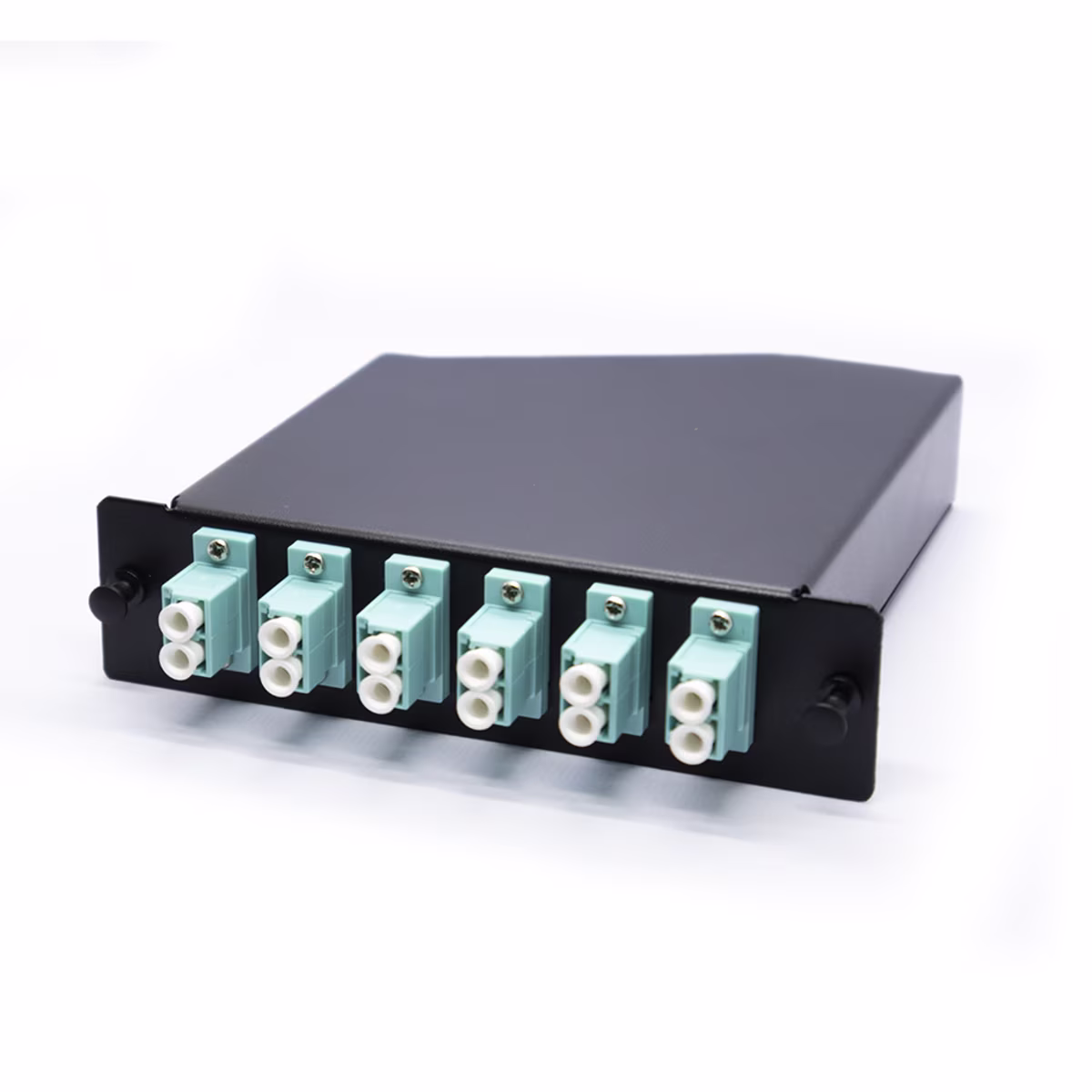 ODF-LCCT012 CASSETTE CON 6 ADAPTADORES LC DUPLEX OM3, MPO COMPATIBLE C-ODF-WMB001MMF Y ODF1R-3M, CATCOM 