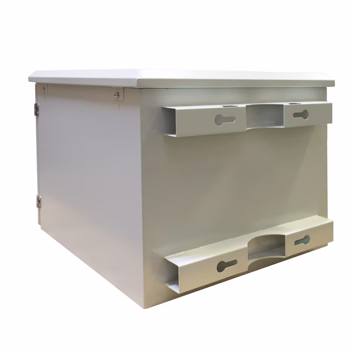 Gabinete Exterior CATCOM IP66 9U Poste | 60cm Profundidad