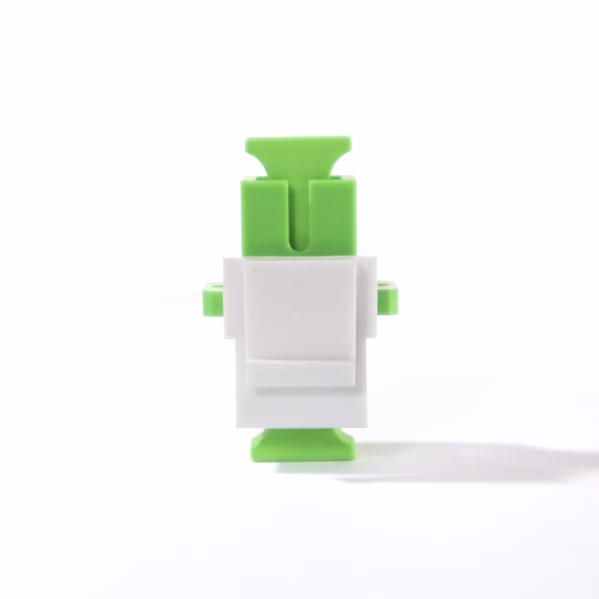 ADSCAPCKJ PASA MUROS TIPO KEYSTONE SC/APC SIMPLEX COLOR VERDE, CATCOM 