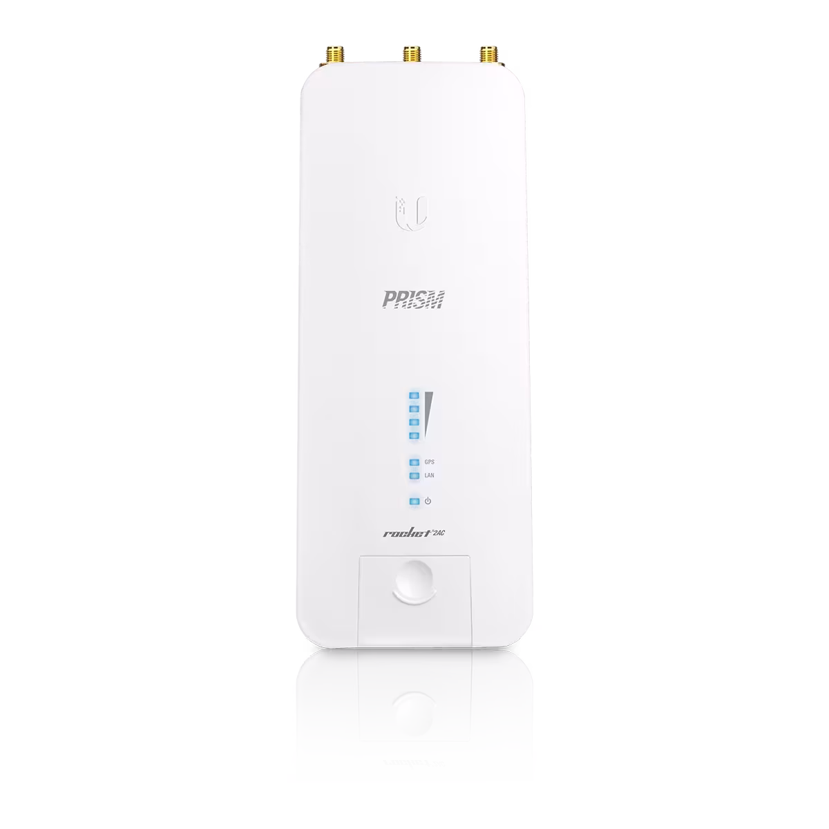 R2AC-PRISM ROCKET 2AC RADIO airMAX 10/100/1000Mbps CON TECNOLOGIA AirPrism 2.4GHz, UBIQUITI