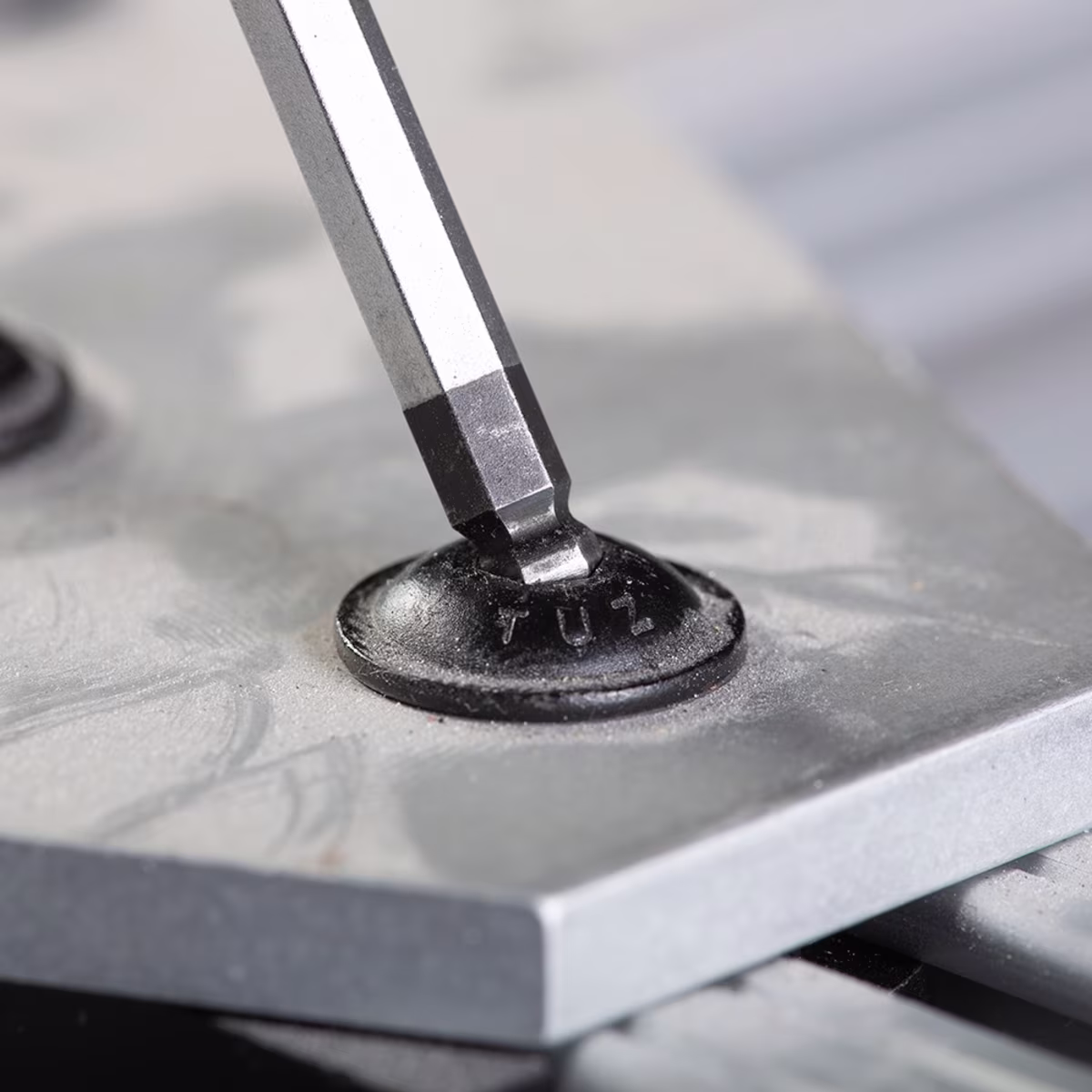 JTH610EB Juego de llaves hexagonales SAE de 15,2 cm con mango en T, punta de bola y soporte, de 10 piezas