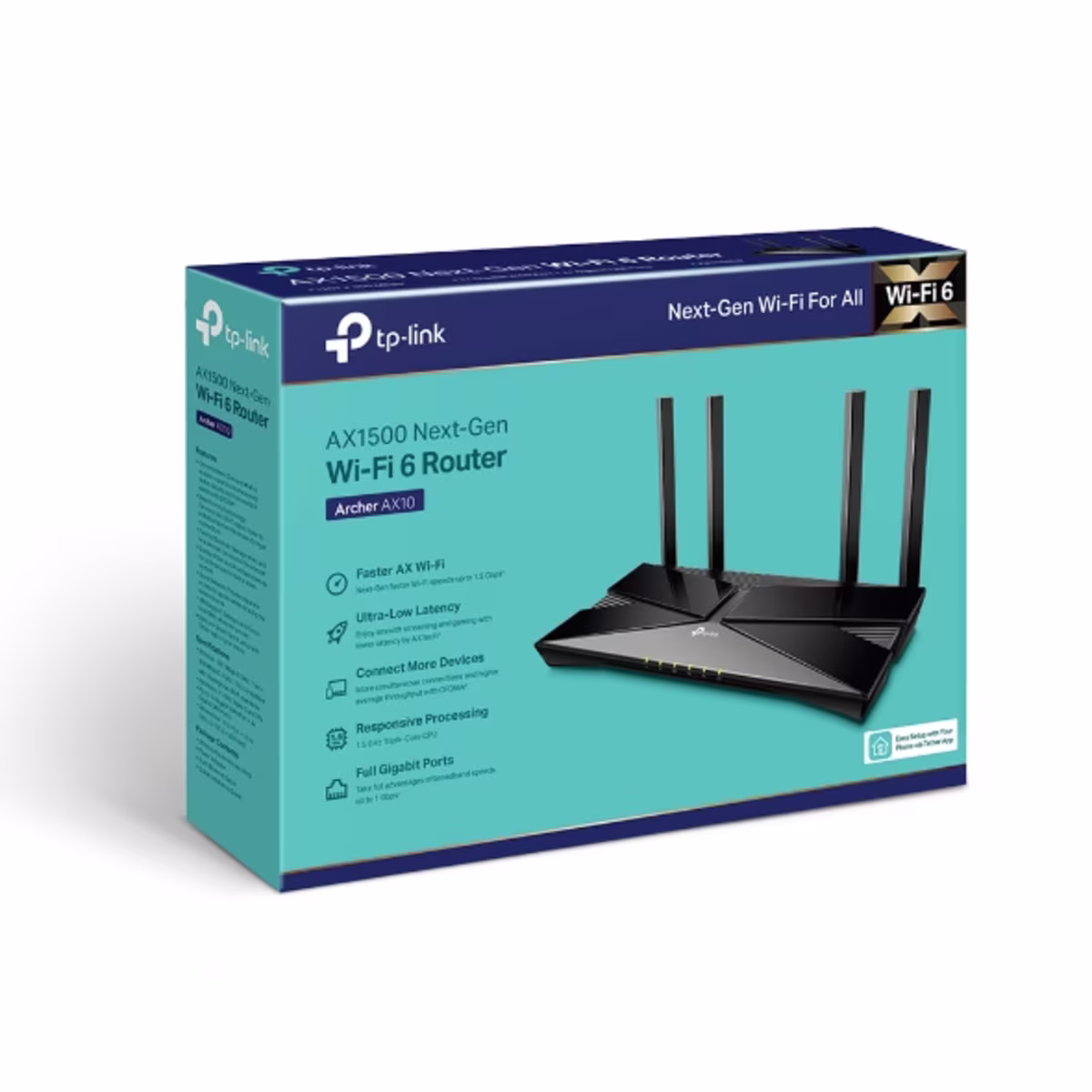 ARCHER AX10 ROUTER WIFI 6  300Mbps - 2.4 GHz + 1200Mbps - 5 GHz