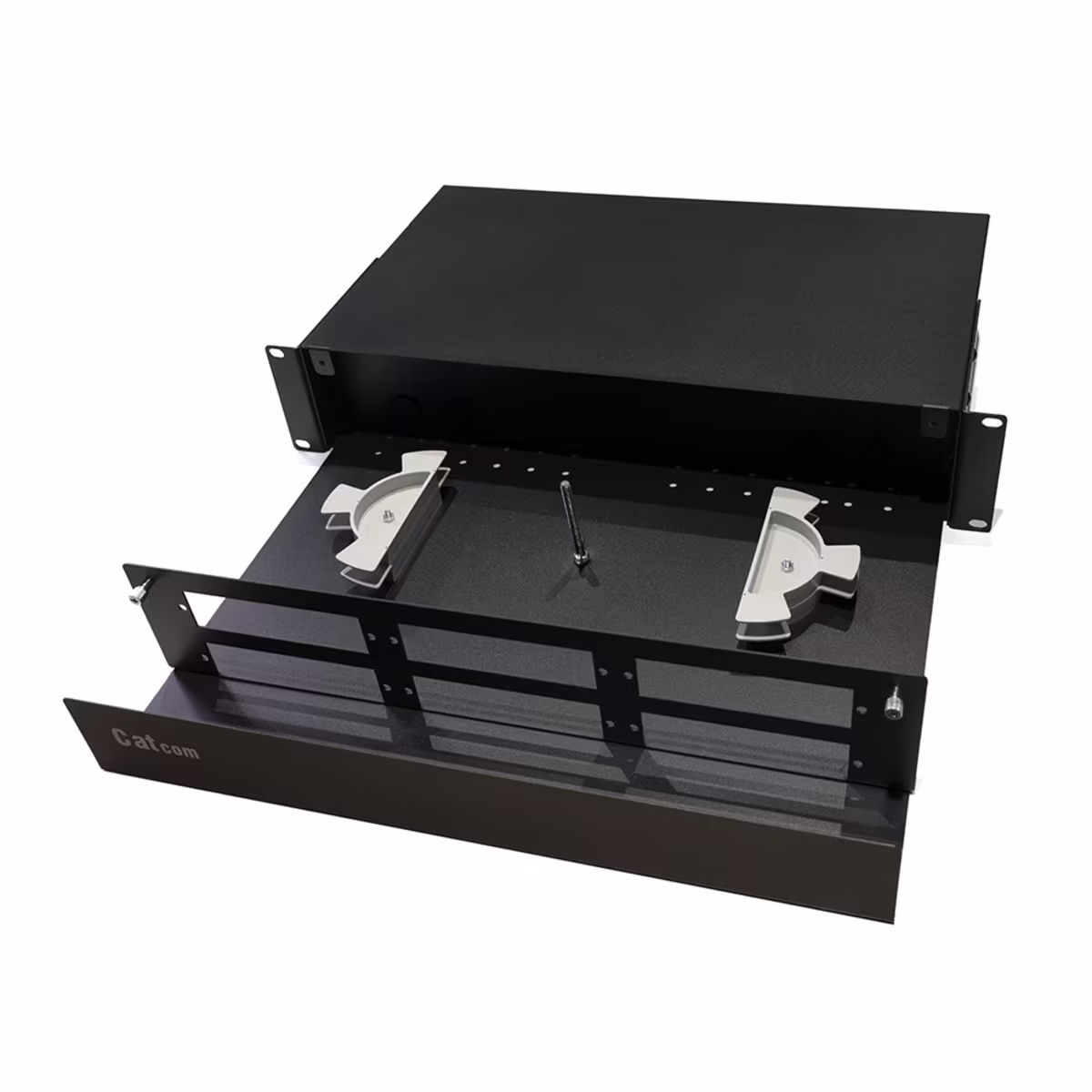 ODF2R-6M-S ODF PARA MONTAJE EN RACK CON BANDEJA DESLIZABLE PARA 6 ADAPTADORES 2U, CATCOM