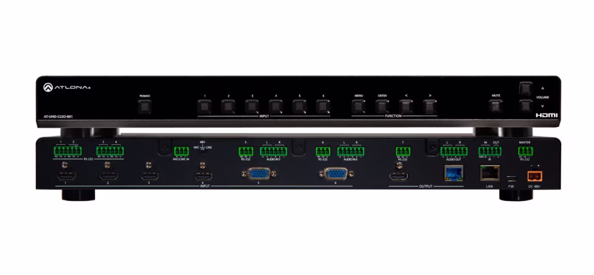 UHD-CLSO-601 SWITCH 4K/UHD 4HDMI + 2AV 30Hz ATLONA
