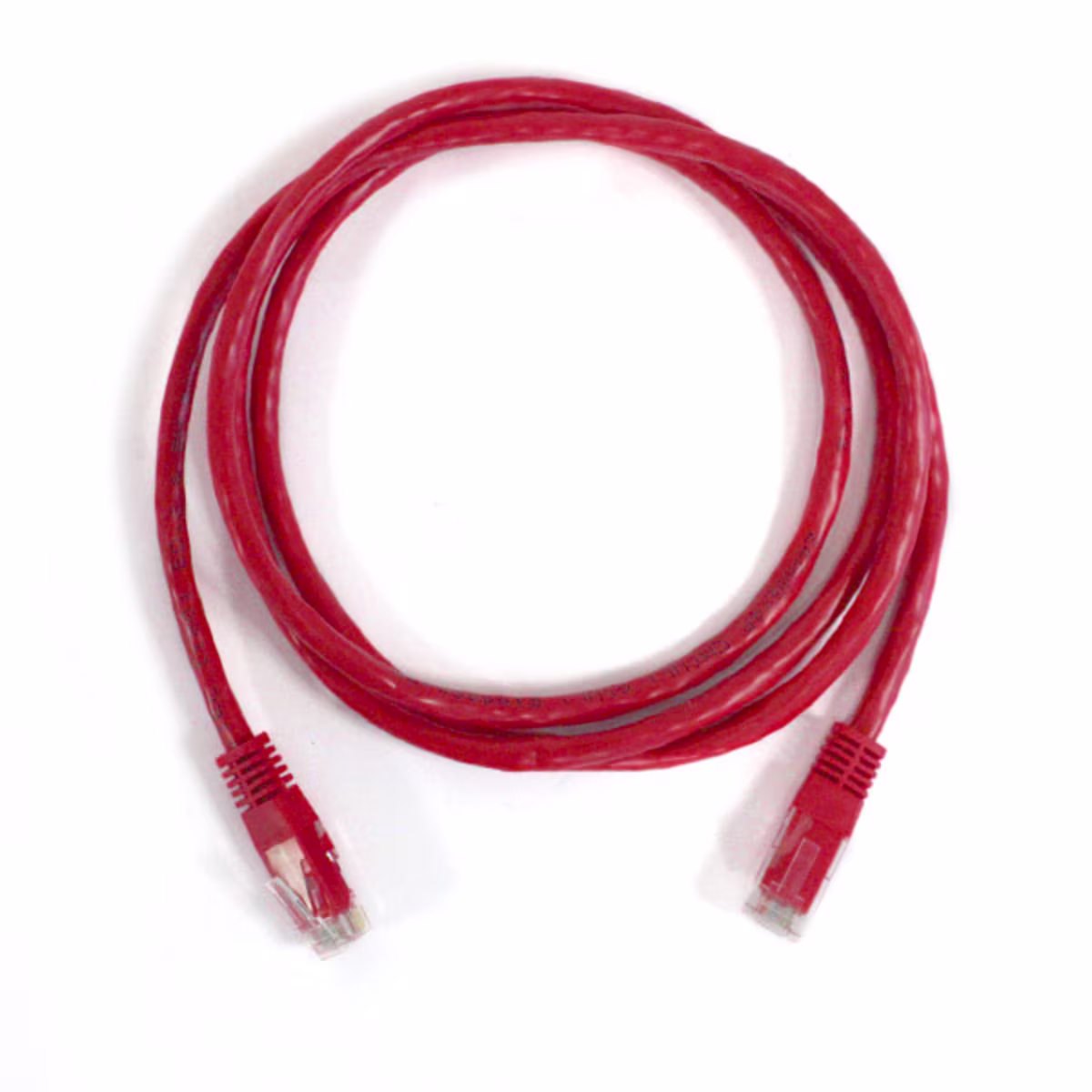 PC6-3005 PATCH CORD CAT6 5FT COLOR ROJO C/BOTA TERMOMOLDEADA, CATCOM