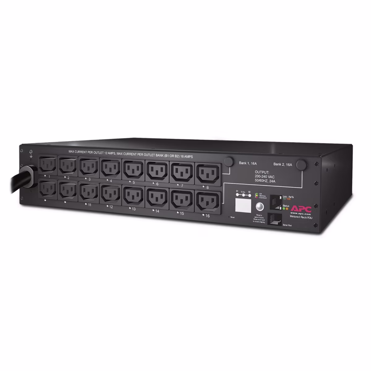 APC AP7911B PDU Switched 2U 30A 208V 16xC13 | Power Rack