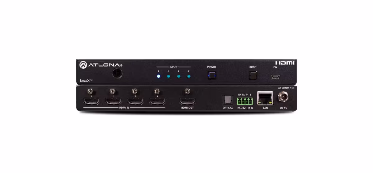 JUNO-451 SWITCH 4HDMI 4K HDR 60Hz 18Gbps ATLONA