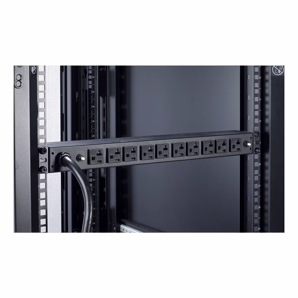 AP9560 PDU RACKEABLE BASIC 30A/120V (10) NEMA 5-20R, 1U