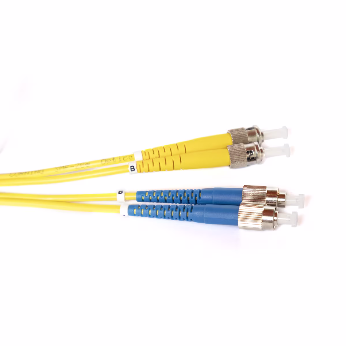 FU/TU9CR05M PATCH CORD DE FIBRA OPTICA FC/UPC-ST/UPC DUPLEX MONOMODO 5MTS, CATCOM