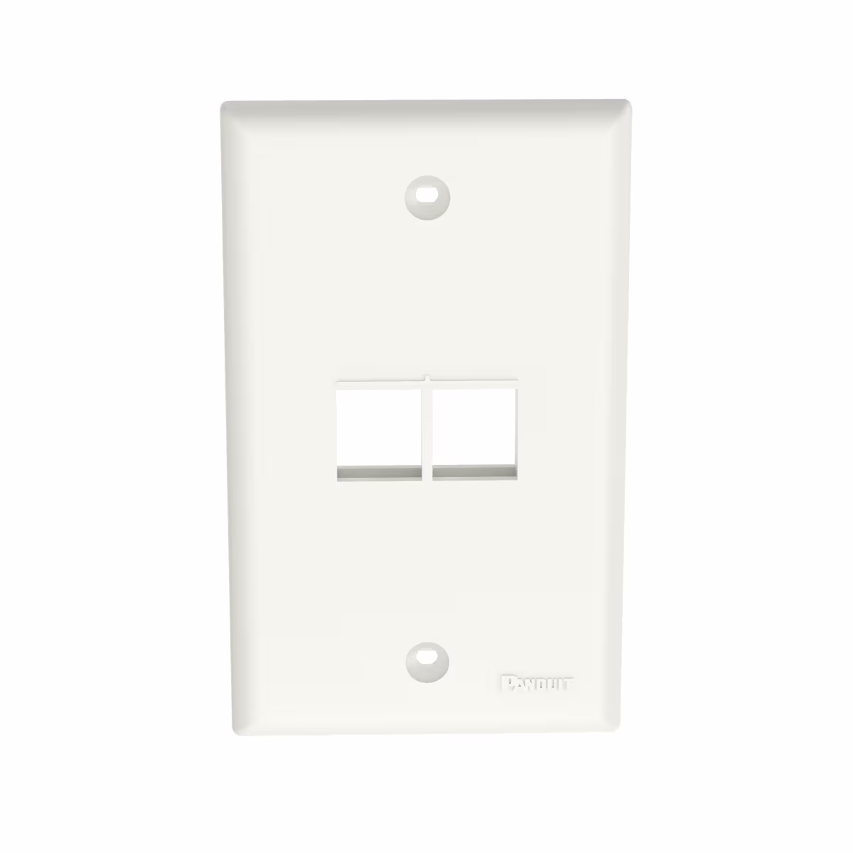 NK2FNIW PLACA DE 2 SALIDAS NETKEY BLANCA